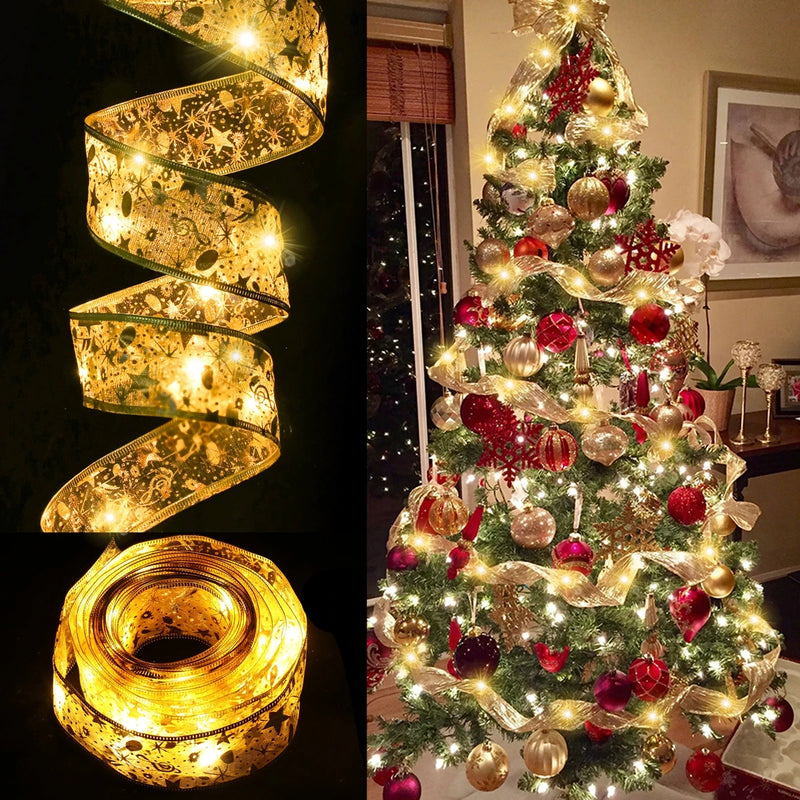Fitas de Luz decorativas para Árvore de Natal