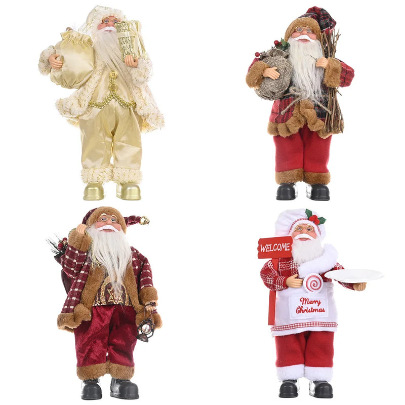 Papai Noel em vários modelos - Tamanho grande
